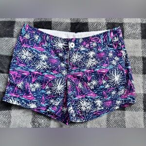 Lilly Pulitzer The Callahan Short Navy and Pink Firework Print-4